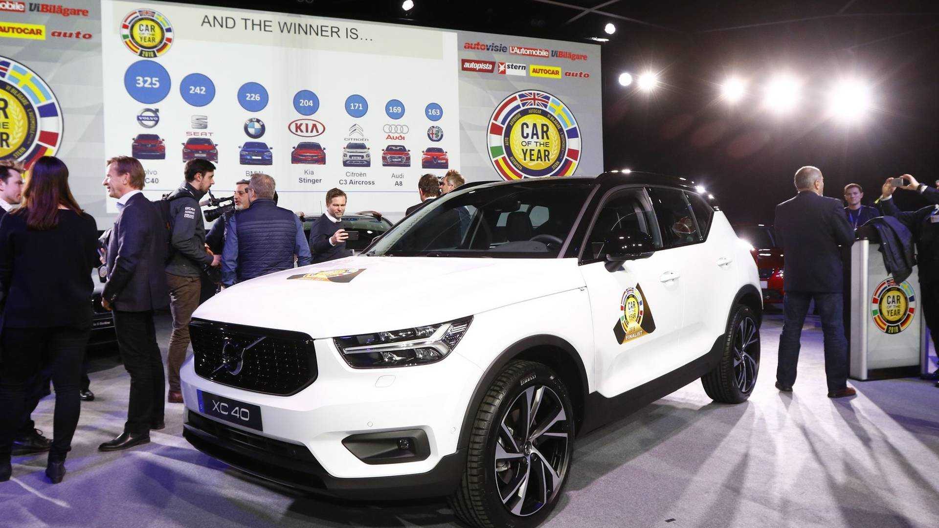 Le Volvo XC40 élu Voiture de l'Année 2018