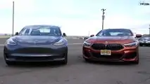 Tesla Vs. BMW Drag Race