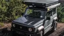 Suzuki Jimny with rooftop tent