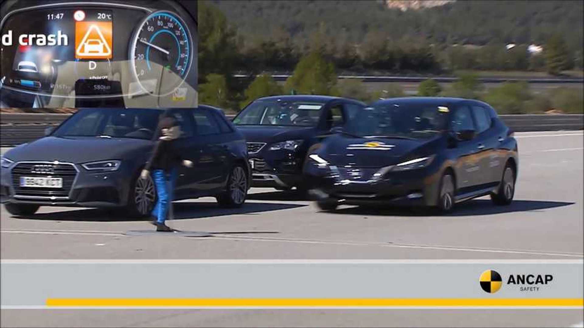 2019 Nissan Leaf Scores 5 Star Safety Rating From Ancap Video
