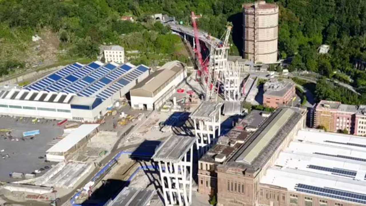 Ponte Morandi, sequenza di smontaggio