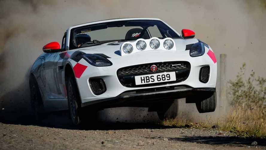 Jaguar F-Type rally car conversion pays tribute to classic XK 120