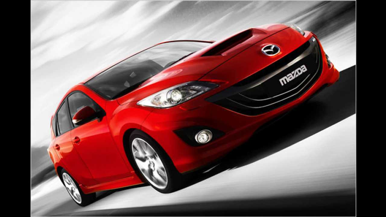 Zwei Mazda-3-Premieren