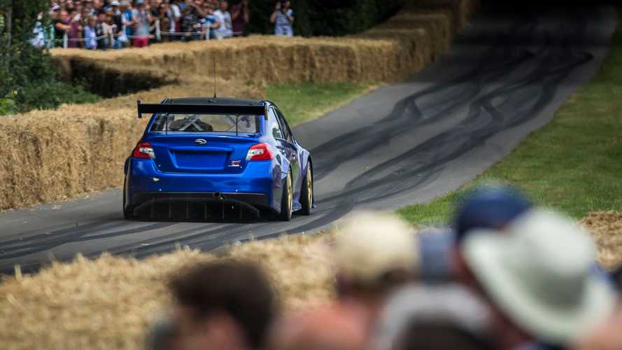 Subaru WRX STI at the Goodwood Festival of Speed