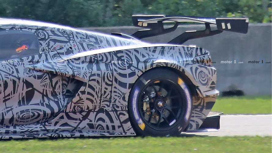 Mid-engine Corvette C8.R Race Car Spy Photos
