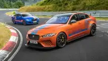 Jaguar XE Project 8 Nurburgring taxi