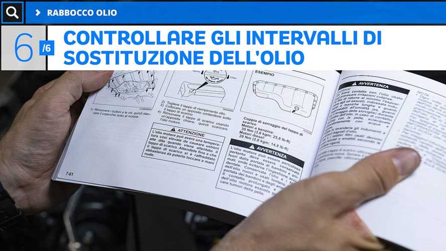 6 Rabbocco Olio Motore