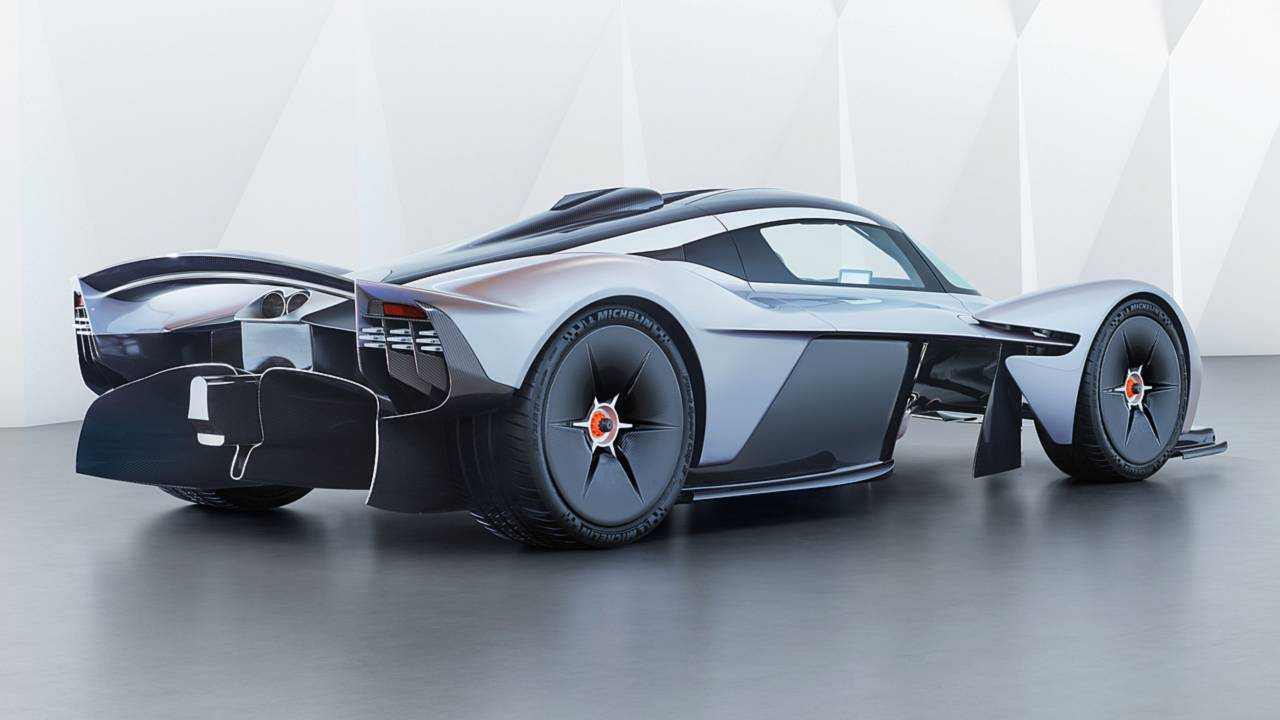 Aston Martin Valkyrie near production body