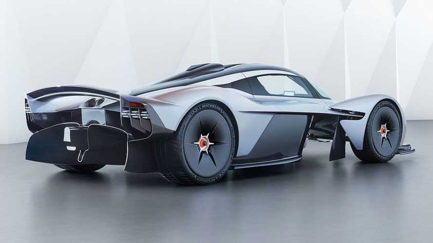 Aston Martin Valkyrie near production body