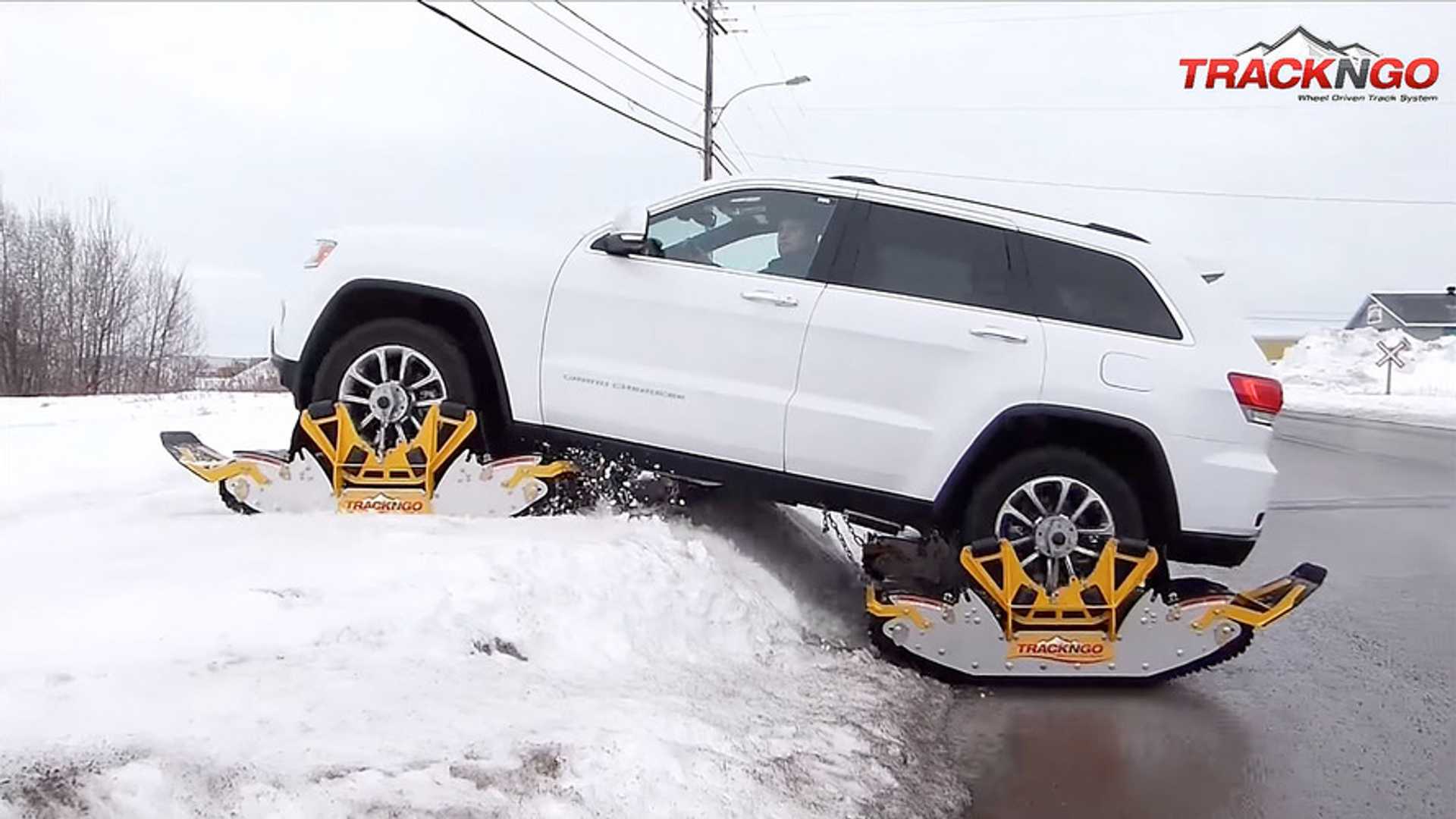 Bolt On Tracks Turn Jeeps Into Snowmobiles In 15 Minutes