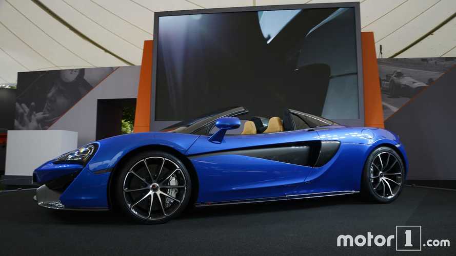 2017 - McLaren 570 S Spider à Goodwood