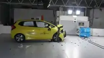 Euro NCAP Rover 100 and Honda Jazz crash test