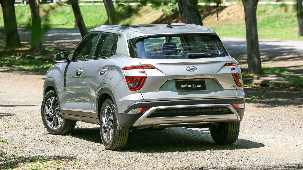 Traseira do Hyundai Creta Platinum 1.0T 2022