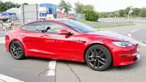 Tesla Model S Plaid spied at the Nurburgring