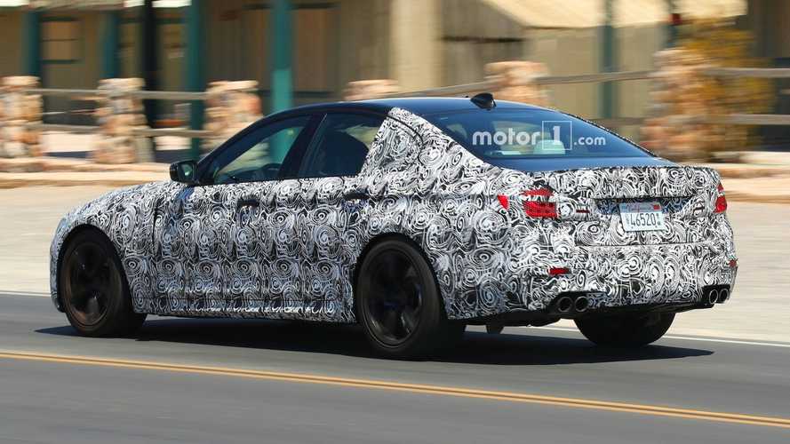 2018 BMW M5 casus fotoları, Mojave Çölü