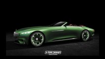 Vision Mercedes-Maybach 6 Cabriolet concept render