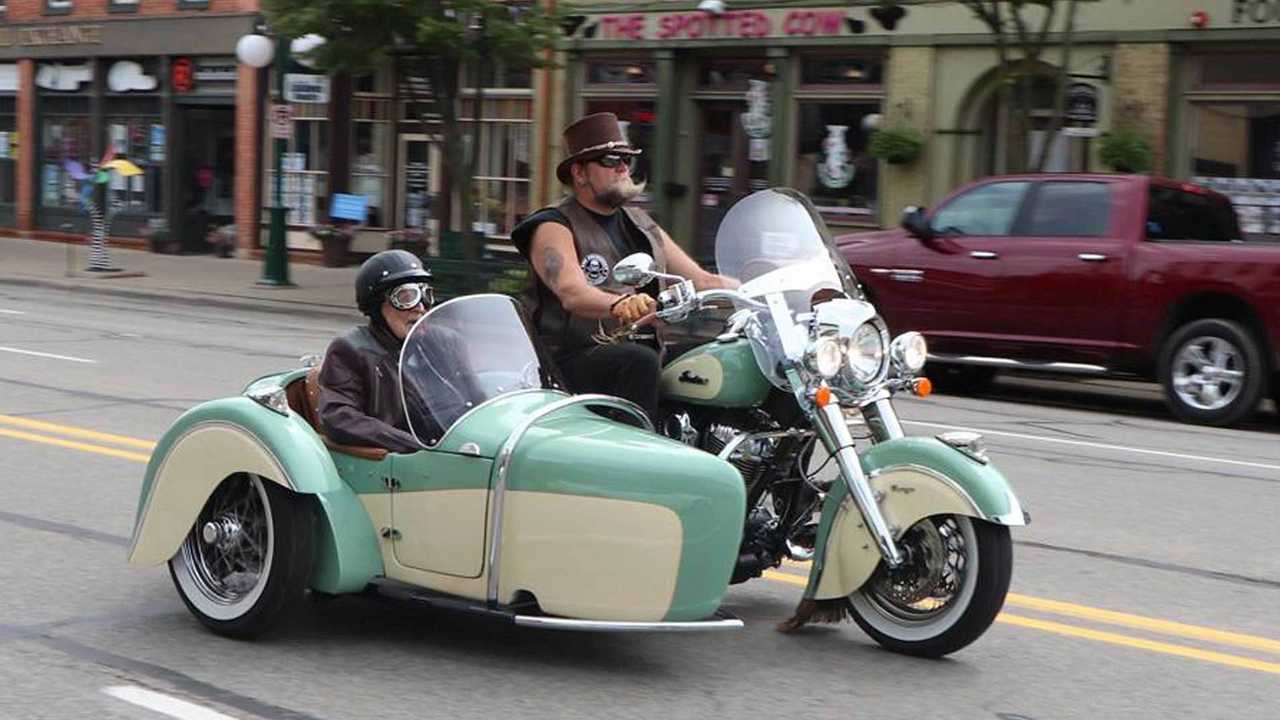 WWII Vet Gets to Ride on an Indian Once More