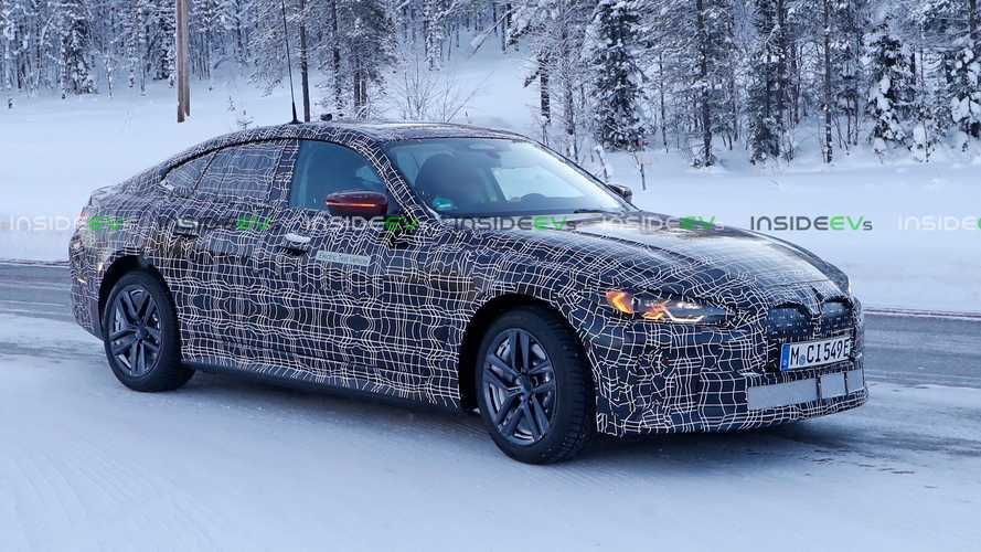 2022 BMW i4 Spied Again