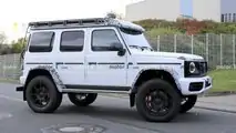 Mercedes G 4x4 Quadrat (2021) als Erlkönig erwischt