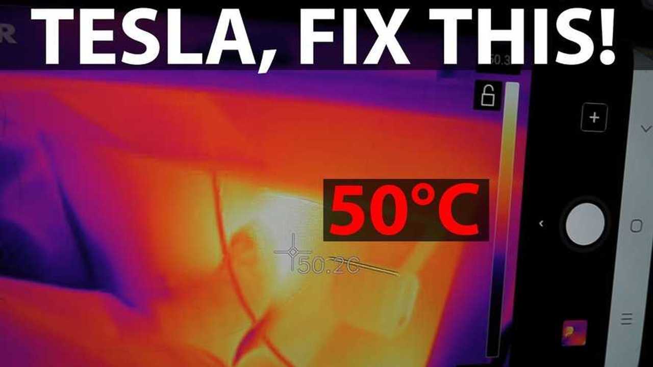 tesla model 3 hot footwell