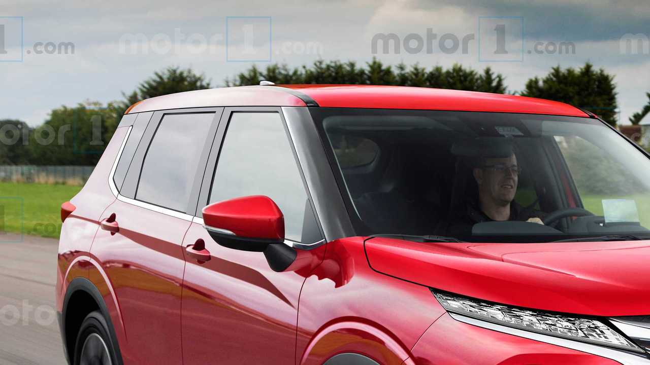 Nuova Mitsubishi Outlander, il rendering esclusivo di Motor1.com