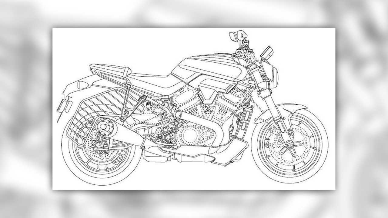 Harley-Davidson Streetfighter Design Filing