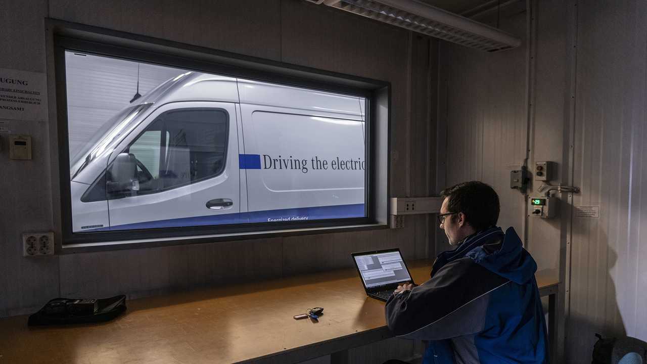 Mercedes eSprinter test invernali