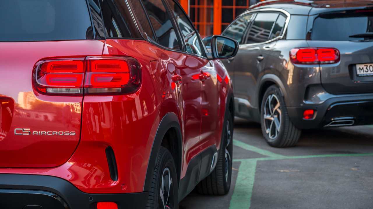 Citroen C5 Aircross test-drive in Moscow