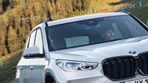Nuova BMW X1 (2022), il render di Motor1.com