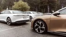 Foto - Lucid Air, la prima prova su strada
