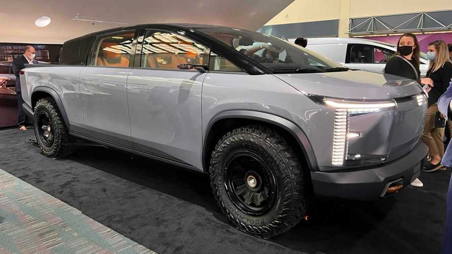 EdisonFuture EF1-T Pickup And EF1-V Van Electric Concepts Land In LA