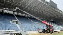 Manitou: sollevatori per lo stadio dell'Atalanta a Bergamo