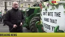 Proteste trattori Londra
