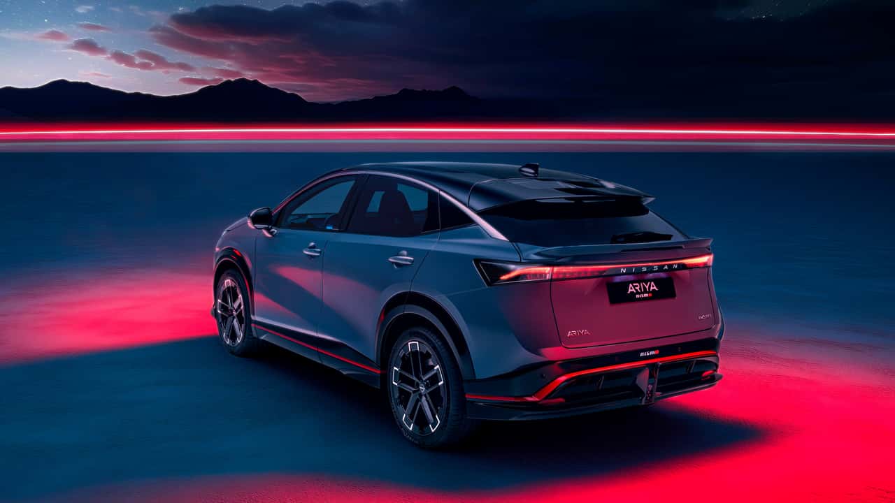 Nissan Ariya Nismo: Das Heck