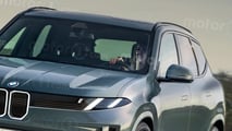 BMW iX3 (2025), il render di Motor1.com