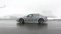 Photo d'espionnage latérale de l'Audi RS7 de nouvelle génération