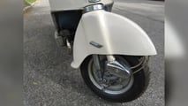 1962 Honda Juno M80 - Front Fender and Wheel Closeup