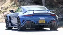 Photos d'espionnage manuelles de l'Aston Martin Vantage V12