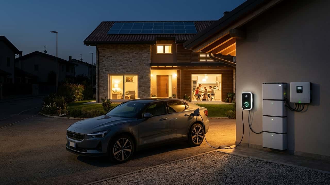 La verità sul backup casa-auto: il fotovoltaico non basta