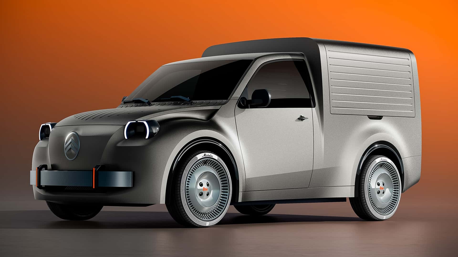 Citroën Presenta el Concept 2CV Fourgonette: Un Eléctrico Retro para Profesionales Creativos