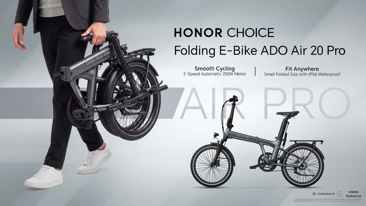 La nuova e-bike si piega in 10 secondi e fa 100 km