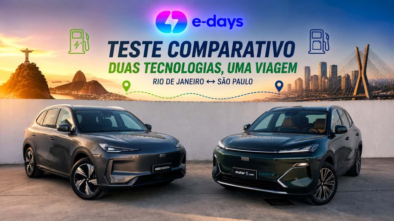 Geely EX5 x EX5 EM-i em viagem do Rio a São Paulo