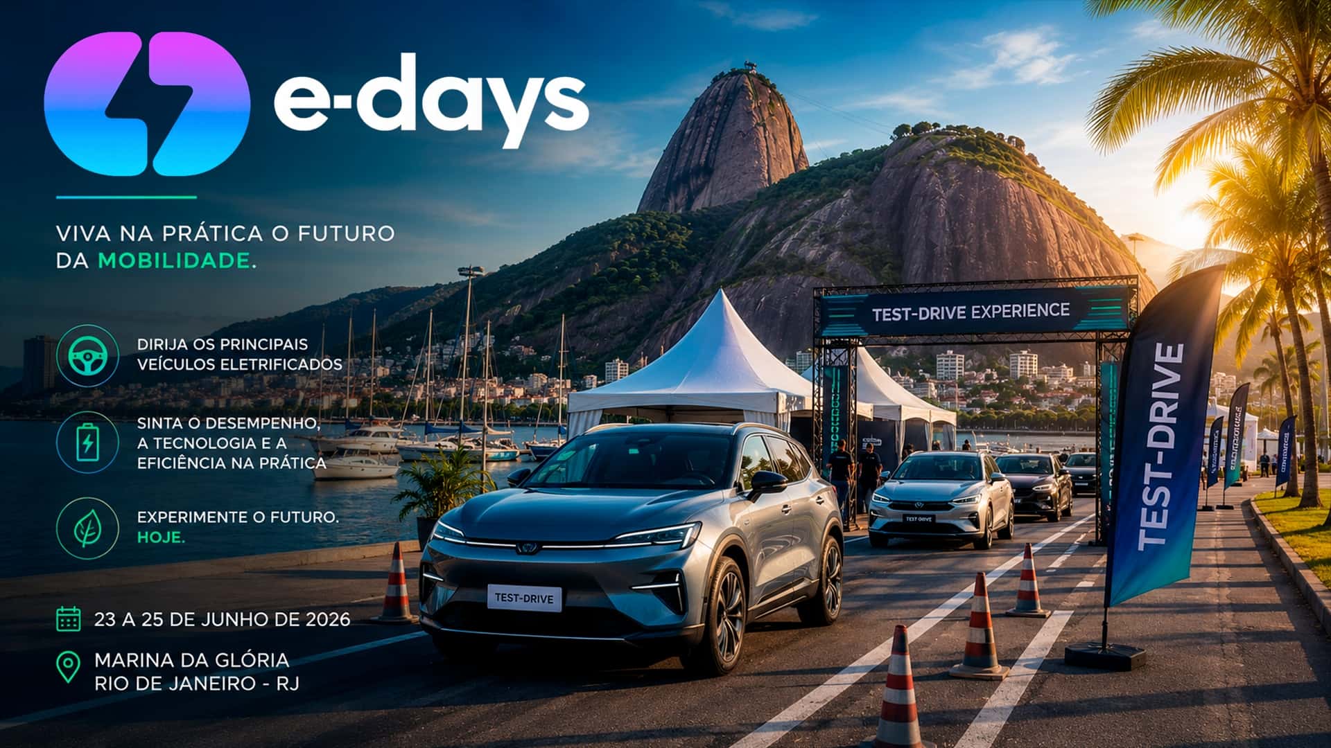 E-Days 2026 terá test-drives com veículos eletrificados e reforça o “E” de Experience