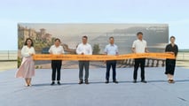 Lepas L8 , la cerimonia della partenza dalla Cina