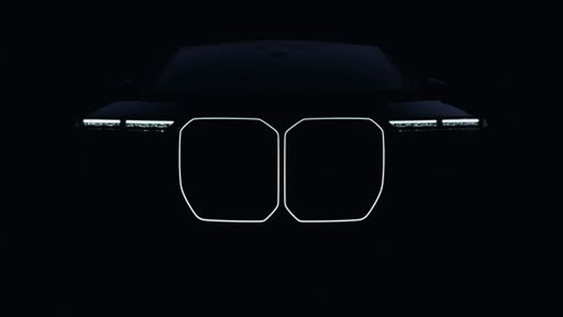 بی ام و سری 7 جدید جلوپنجره بزرگ و چراغ های جلو تقسیم می شود