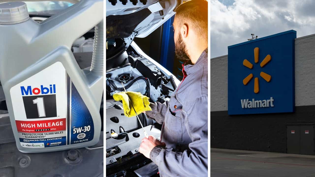 Mobil 1 motor oil vs. Walmart Super Tech oil