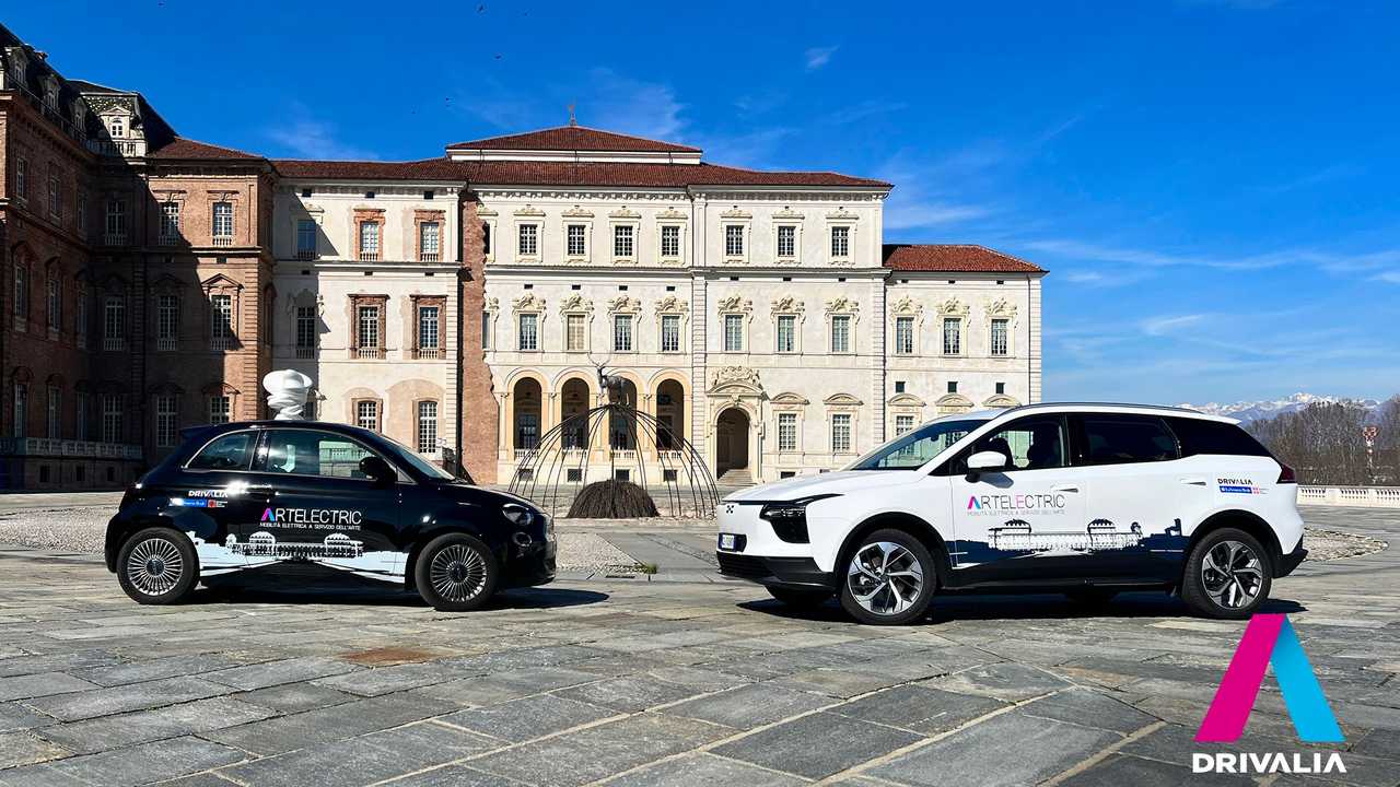 ArtElectric. Drivalia partnership Venaria Reale