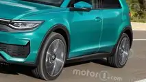 Volkswagen ID.2 Cross, il render di Motor1.com