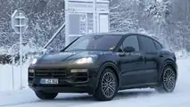 Photo espion de la Porsche Cayenne Coupé 2024