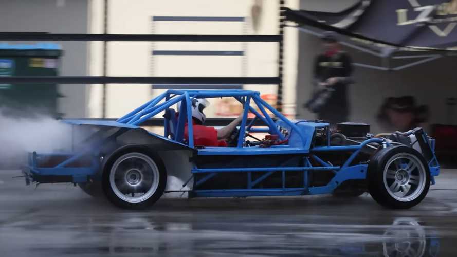 Bonkers drift machine proves you can reuse an old Nascar race car